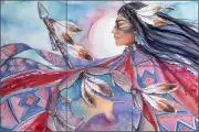 Ceramic Tile Mural Backsplash Taylor Southwest Warrior Spirit Art JTA040