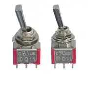 [Jaycar] Flattened Actuator Mini Toggle Switch - DPDT