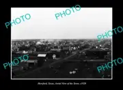 OLD LARGE HISTORIC PHOTO HEREFORD TEXAS VIEW OF THE TOWN c1920