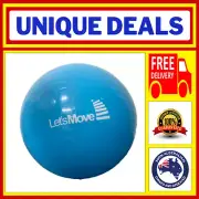 LET'S MOVE FITNESS YOGA BALL 45CM BALANCE STABILITY CORE FITNESS BALL