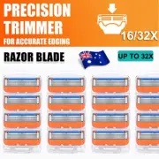 16-32PCS Replacement Blades For Gillette Fusion Razor Shaver Shaving Trimmer AU