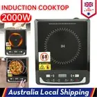2000W Electric Induction Cooktop Portable Kitchen Single Cooker 25CM Cook Top