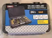 MIBRO Tap Die and Drill SAE Set 26 Pieces (301360)