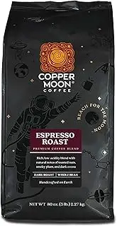 Copper Moon Espresso Roast, Dark Roast Coffee, Whole Bean 5 lbs.