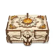 Made in Ukraine UGears The Amber Box Wooden Model Kit 3D mechanical Model Wooden