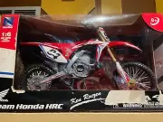 NIB NEW-RAY ROCZEN HRC HONDA CRF450R REPLICA MOTORCYCLE 1:6 DIECAST MODEL TOY