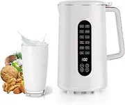1.2L Nut Milk Maker, Almond Milk Maker, Smart Touch Control, Automatic Cleaning Soymilk Machine, 10 Stainless Steel Lined Blades for Homemade Almond, Soy Milk, Oat, Plant-Based Milk