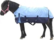 1200D Pony/Shetty Horse Blanket Without Filling (0 g), Lightweight, Waterproof, Breathable and Tear-Resistant Rain Cover for Foals, Mini Horses, Dwarf Horses, Small Horses and Mini Ponies