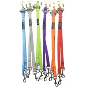 Double Dog Leash Lead Coupler - Walk and Control 2 Dogs Easily 1.5cm Width