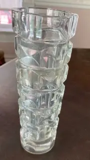 cristal d' Arques Made in France Ancenis Crystal Flower Vase 22 cm lead crystal