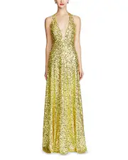 Halston Renata Sequins Gown