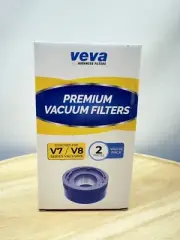 VEVA Premium Vacuum HEPA Filters Set 2Pk Compatible With Dyson V7 & V8 967478