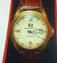 在飛比找Yahoo!奇摩拍賣優惠-FD 鑽石(0.1克拉) 錶面 男用 日期 類 陀飛輪 獨立