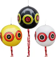 3PCS Horror Eyes Balloon Bird Repellent, 24" Terror Inflatable to Scare Birds in