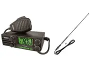 UNIDEN UH5050 H/DUTY 12V & 24V VOLT 5W DIN+AT870 6DBi UHF RADIO+ANTENNA PACK