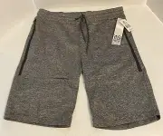 Southpole Men’s Tech Fleece Shorts Sportswear Size L Marled Black NWT