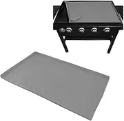 Grill Mat, 28-36 Griddle Silicone Protective Cover for Blackstone, Heavy Duty Waterproof BBQ Griddle, Protect Your Grill From Rodents Insects Debris & Rust, Easy to Clean (36 Inches Gray)
