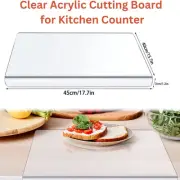 Clear Countertop Tray Kitchen Fruit Practical Cutting Board Easy Clean Child