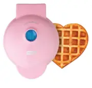 *NEW* DASH Pink Heart Shape Mini 4" Electric Waffle Maker