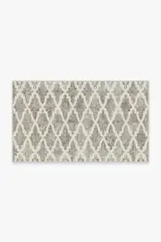 90' x 150' | Machine Washable Runner Rug | Kid & Pet Friendly | Indoor Rug | Soraya Trellis Ash Grey Rug | Ruggable