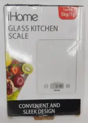 iHome Digital Food Scale for Kitchen 5kg/1g Capacity