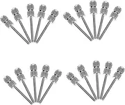 OATIPHO Electric File Nail Bits Replacement 20pcs Sand Ring Bearings Nail Grinder Manicure Tool