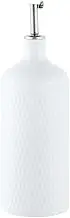 Maxwell & Williams White Basics Diamonds Oil Bottle with Stainless Steel Pourer 500ML Gift Boxed