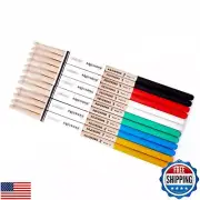 AQJUNONG Drum sticks, Classic 5A Maple Wood Tip 6 Pair No-slip Drumsticks for