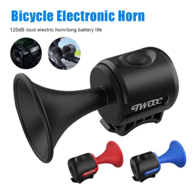 120dB Bicycle Handlebar Bell Waterproof Bike Horn For Electric Scooter/Road/MTB
