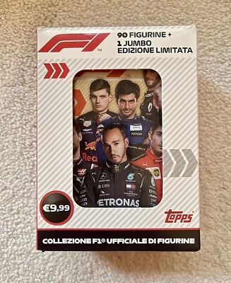 2020 Topps Formula 1 F1 Tin Box 90 Stickers Jumbo Limited Edition