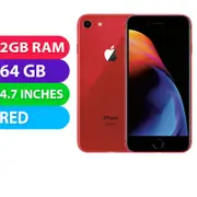 Apple iPhone 8 (64GB, Red) - Refurbished (Excellent)