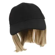 Ponytail Hat Wig Hair Accessory Sun Visor Miss Baseball Cap with