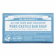 Dr. Bronners Pure-Castile Bar Soap - Baby Unscented | 140g / Baby Unscented