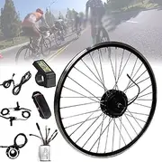 electric bike conversion kit 20''/24''/26''/27.5''/28''/29''/700C E-bike Conversion Kit, 48V 250W/500W Front Wheel Powerful Brushless Toothed Motor Kit With LCD Display, Integrated Controller(500W,700