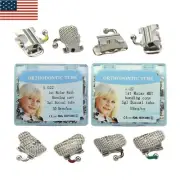 200pcs Dental Orthodontic Buccal Tubes Convertible 1st Molar Tube MBT Roth 022