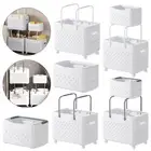Multi-layer Dirty Clothes Basket PP Storage Box Multi-function Laundry Basket