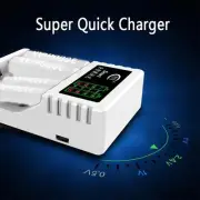Intelligent Battery Charger 4Slot For AA AAA NI-CD NI-MH Rechargeable I9J7