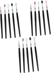 SOESFOUFU 15 Pcs Silicone Eyeshadow Brush Eyeshadow Applicator Lip Brush Makeup Set Spong Makeup Brush Makeup Accessory Cosmetic Lipstick Brush Lip Balm Brush Lipstick Applicator