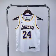 KOBE BRYANT #24 YOUTH XL LA LAKERS WHITE JERSEY BASKETBALL JORDAN