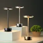 Modern Cordless LED Table Lamp Touch Dimmable USB Rechargeable Bar Night Light