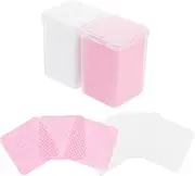 Mikinona Professional Lash Extension Kit 400pcs Glue Wipes Cleansing Pads for Glue Removal Compact Size for Travel