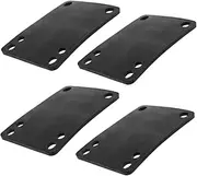 TOKIDNY 4pcs Skateboard Shocking Absorber Pad Damping Gaskets Risers for Trucks Pp Material Smooth Riding