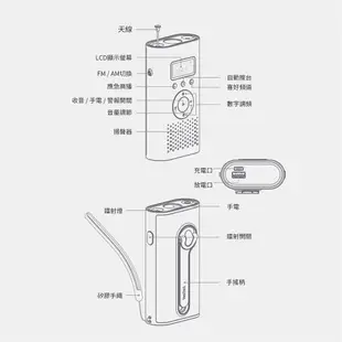 小米有品 納拓雷音六合一應急寶 / 防災用品 收音機 手電筒 警報器 手搖發電