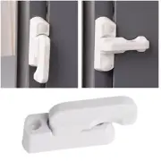 Window Door Sash Lock Plastic Child Safe Security Safety Lever Handle Sweep Latc