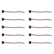 10PCS Type C Female Pigtail Cable to 2 Pin Wire Connecter Fast Charging Port B