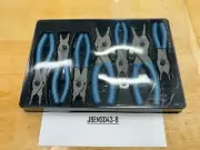 Snap-on Tools NEW PEARL BLUE 7pc Quick Release Snap Ring Pliers Set SRPCR107PB