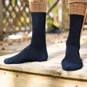 Bauerfeind Merino wool compression socks Short 35 40 Navy XL