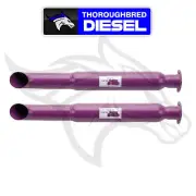 Flowtech 50232FLT Purple Hornies Glasspack 3-Hole Jeep Header Mufflers Pair
