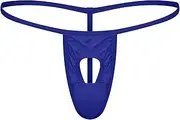 [JEShifangjiusu] Men's Sexy G-String Underwear Thongs Open Hole Bulge Pouch Briefs Panties T-Back Seamless Thong Underwear
