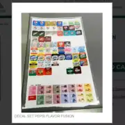 DECAL SET PEPSI FLAVOR FUSION # 620921358